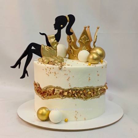 Author's cake "Golden Crown"
